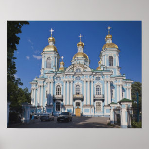 Poster Santo Petersburgo, Mariinsky, Catedral de Nikolsky