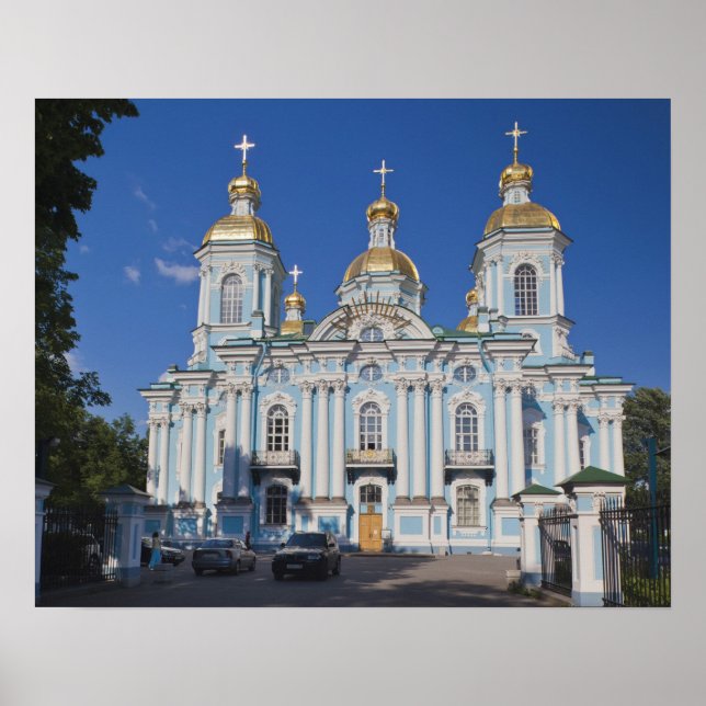 Poster Santo Petersburgo, Mariinsky, Catedral de Nikolsky (Frente)
