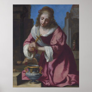Poster Santo Praxedis — Vermeer (1655)