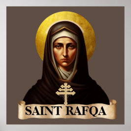 Poster Santo Rafqa, Maronite Nun, Extra Grande