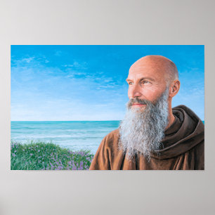 Poster Santo Raimundo de Peñafort: Fé sobre as Ondas