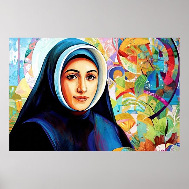 Poster Santo Rosa Philippine Duchesne (Frente)