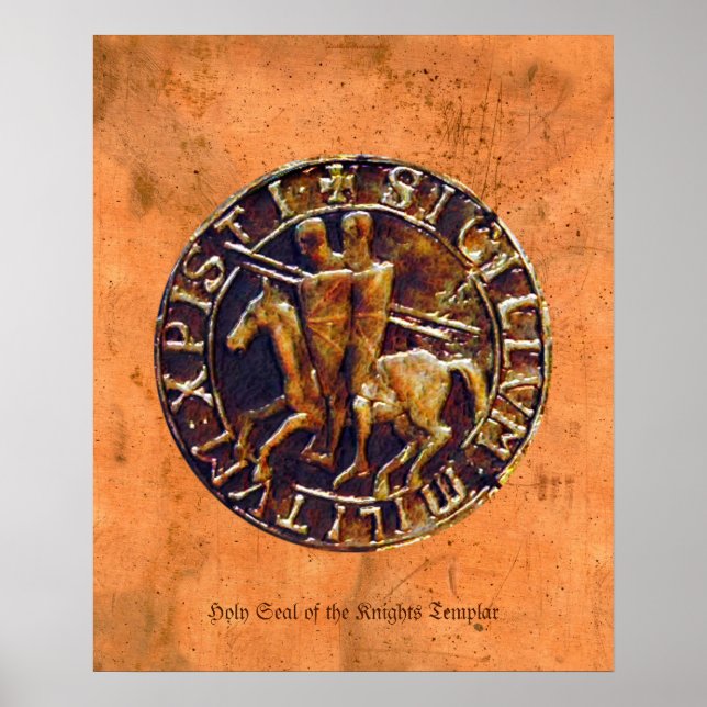 Poster Santo Selo da Arte Religiosa Templária dos Cavalei (Frente)