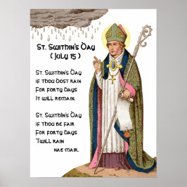 Poster Santo Swithun de Winchester