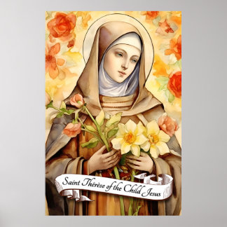 Poster Santo Thérèse da Criança Jesus