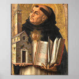 Poster Santo Thomas Aquinas