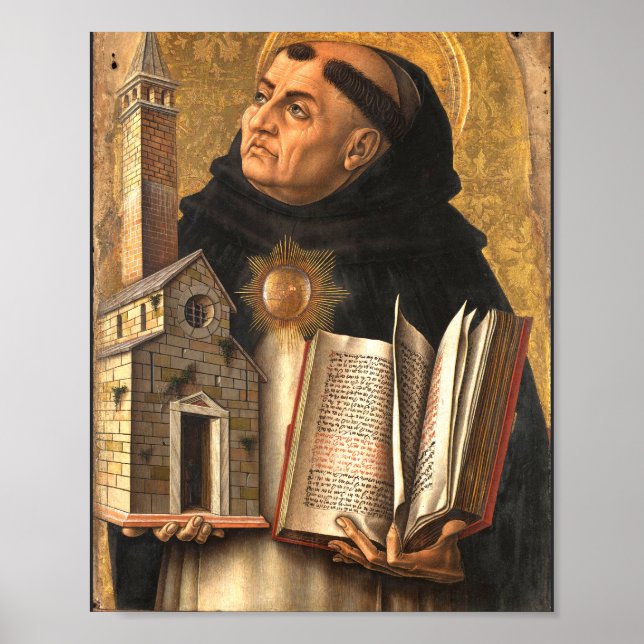 Poster Santo Thomas Aquinas (Frente)