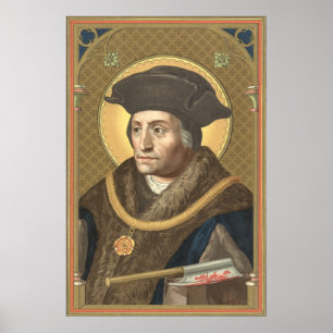 Pôster Santo Tomás Moro (SAU 026) Cartaz 24"x36" 2