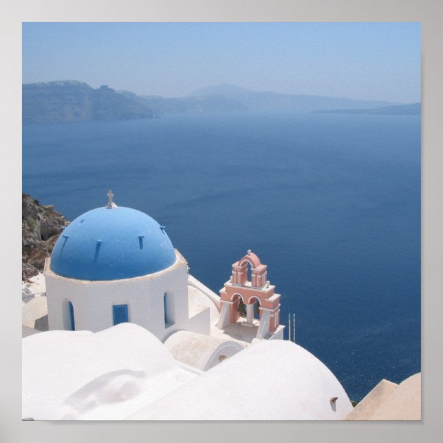 Pôster Santorini (Frente)