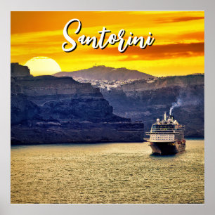 Poster Santorini