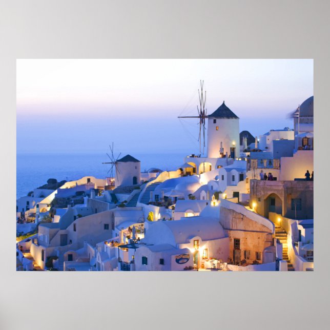 Poster Santorini (Frente)