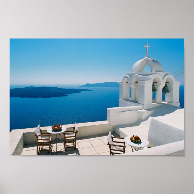 Poster Santorini (Frente)