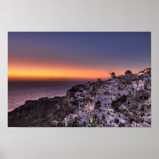 Poster Santorini, Grécia