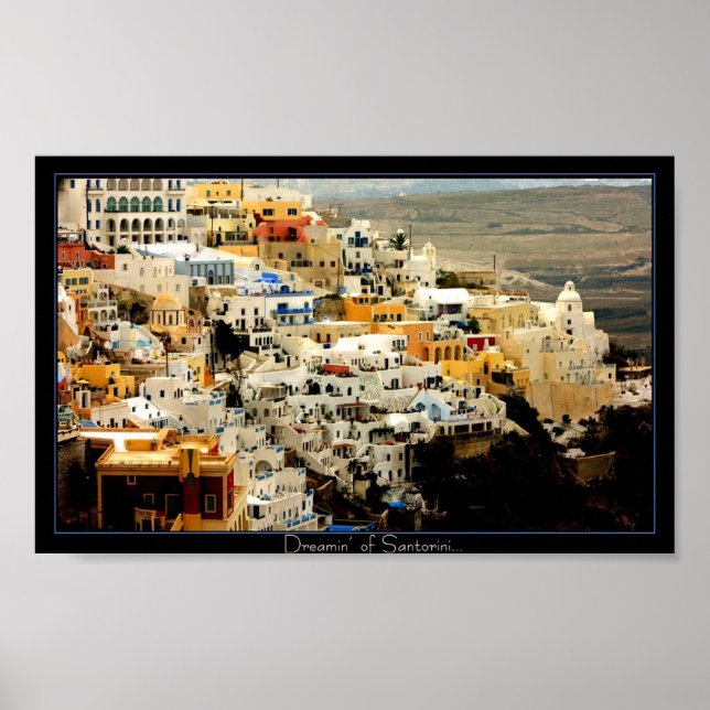 Poster Santornini II (Frente)