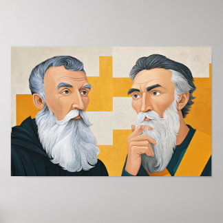 Poster Santos Cirilo e Metódio: Apóstolos dos Eslavos