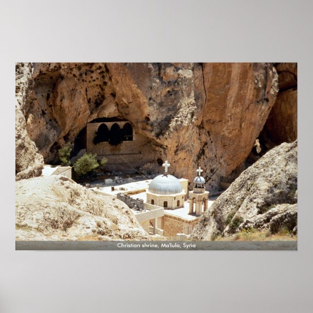 Poster santuário cristão, Mãe, Síria (Frente)