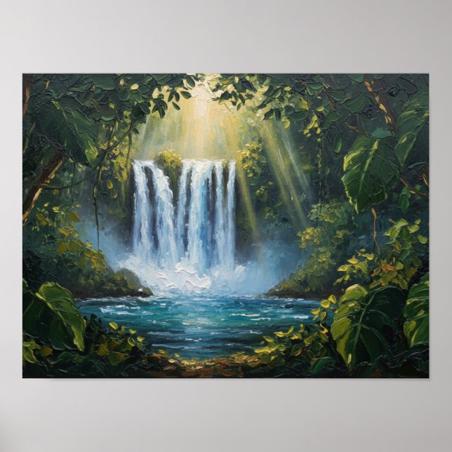 Poster Santuário da Selva Escondida (Frente)