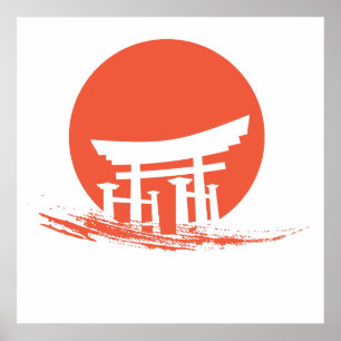 Pôster Santuário Japonês