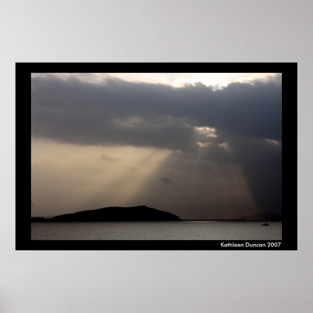 Poster Sanya depois de Tempestade, China (Frente)