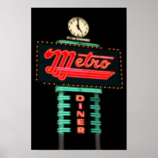 Poster São 5:00 Algures... Foto de Derrick W. Black