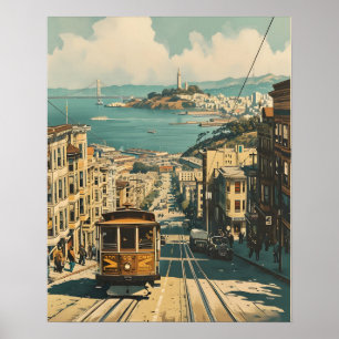 Poster São Francisco: Cartão-postal da Nostalgia Costeira