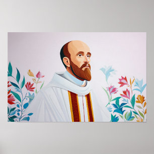 Poster São Francisco de Sales: Coração Gentil de Sabedori