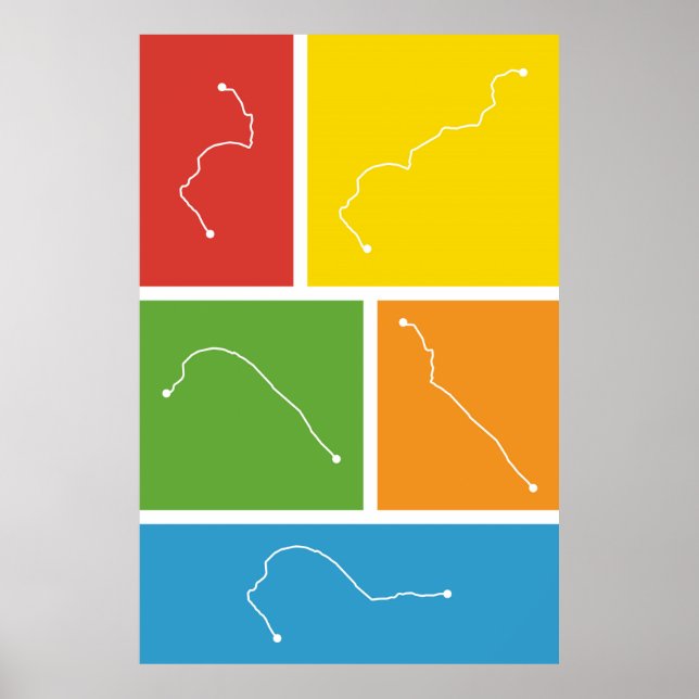 Pôster São Francisco - Paletas de Trânsito (Frente)