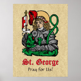 Poster São Jorge e o Dragão (Nuremberg)