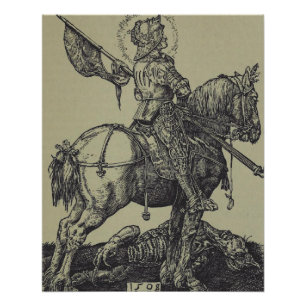 Pôster São Jorge Matando o Dragão