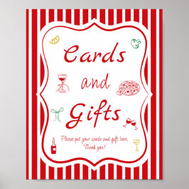 Poster São mais cartas e presentes de Chá de panela