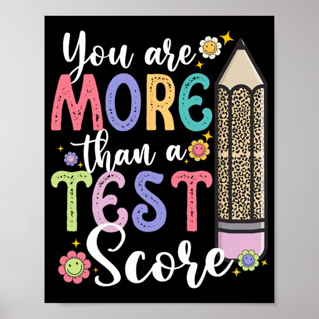 Poster São Mais Do Que Um Dia De Teste De Professores (Frente)