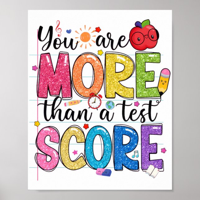 Poster São Mais Do Que Um Teste De Teste De Teste De Dia  (Frente)