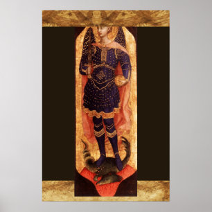 POSTER SÃO MIGUEL ARCANJO COM O DEMÔNIO