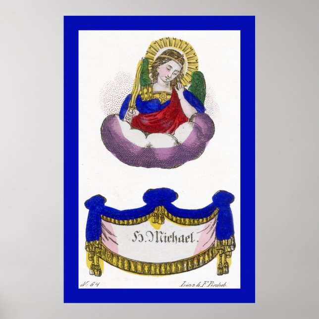 Poster São Miguel Arcanjo (M 009) (Frente)