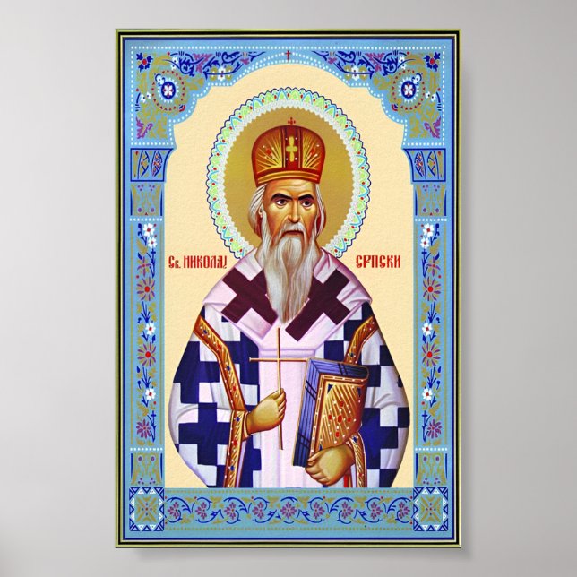 Poster São Nikolai Sérvio (Frente)