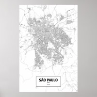 São Paulo, Brasil (preto no branco)