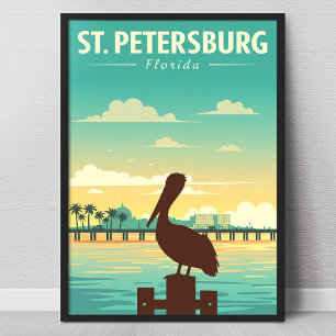 Poster São Petersburgo Antiga Flórida