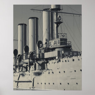 Poster São Petersburgo, Cruzador Aurora