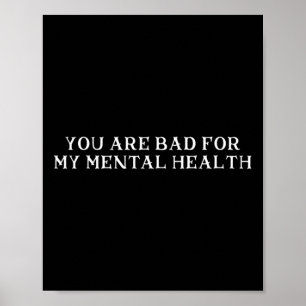 Poster São Ruins Para A Minha Saúde Mental