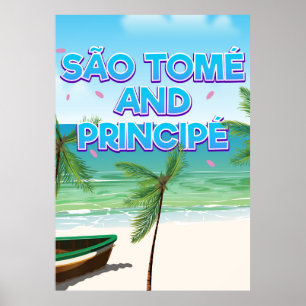 Pôster São Tomé and Principé beach