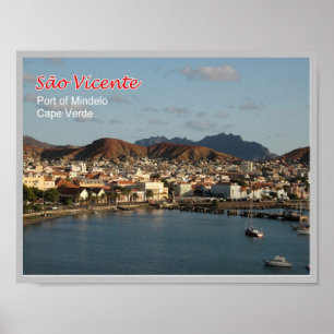 Poster São Vicente - Mindelo Port -