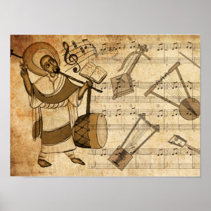 Poster São Yared & Os Instrumentos Musicais Etíopes