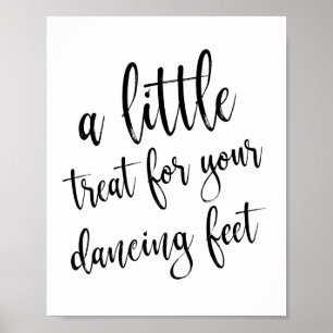 Pôster Sapatos de Dança Sapatos Preto e Branco 8x10 Placa