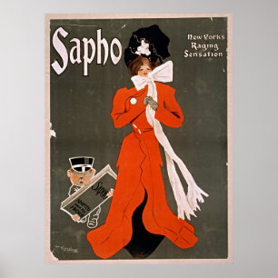 Poster Sapho Nova Iorque: Libere as Víbias Nostálgicas