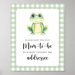 Poster Sapo - Ajude a Mãe Atarefada que Está Esperando
