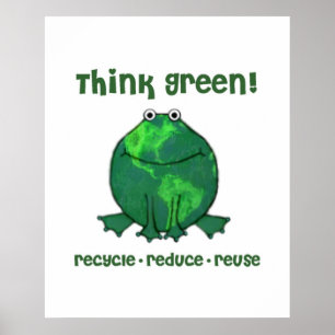 Poster Sapo ambiental do Dia da Terra