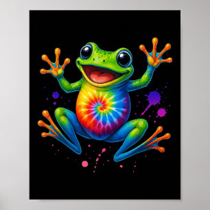 Poster Sapo Colorido Colorido Estilos Bons de Estilo de P