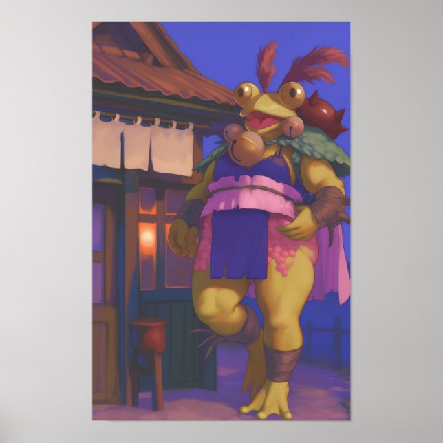 Poster Sapo de fantasia (Frente)