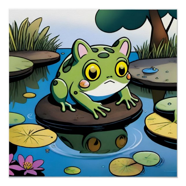 Pôster Sapo de gatos (Frente)