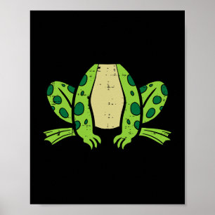 Poster Sapo De Halloween Costume Engraçado Cottagecore An